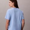 Camiseta holgada con gráfico de Calvin Klein en cursiva Camiseta holgada con gráfico de Calvin Klein en cursiva