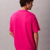 Camiseta holgada con gráfico de logotipo en bloque