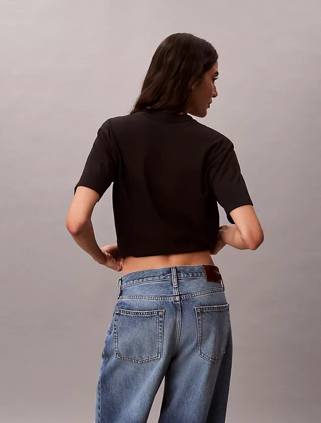 Camiseta holgada con gráfico de logotipo en relieve Camiseta holgada con gráfico de logotipo en relieve