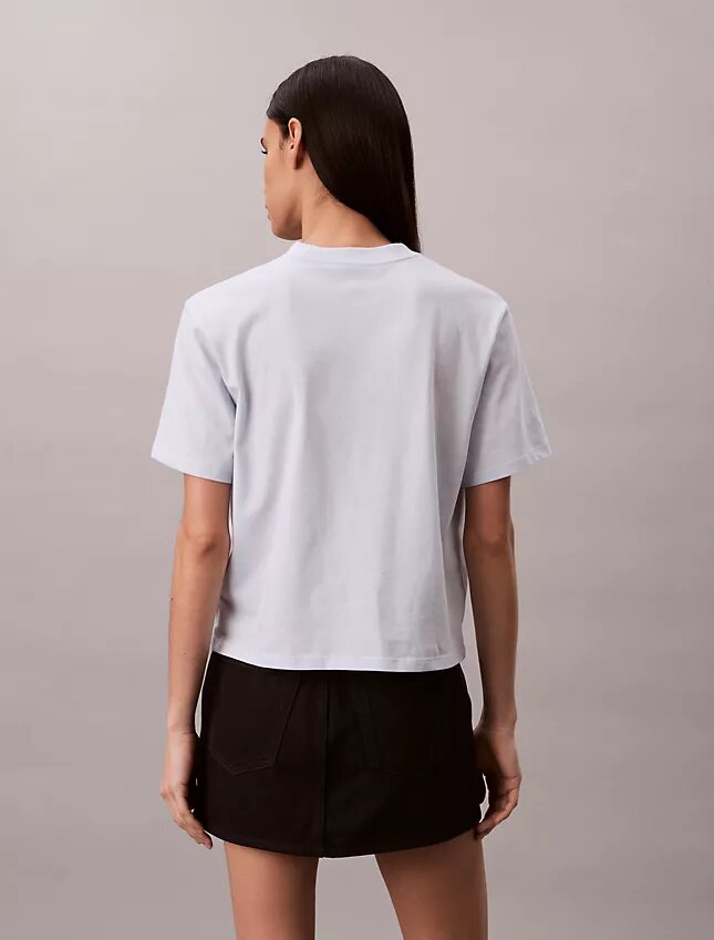 Camiseta holgada con gráfico de logotipo en relieve Camiseta holgada con gráfico de logotipo en relieve