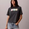 Camiseta holgada con gráfico de tiras fotográficas de Nueva York Camiseta holgada con gráfico de tiras fotográficas de Nueva York