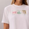 Camiseta holgada con gráfico de tiras fotográficas de Nueva York Camiseta holgada con gráfico de tiras fotográficas de Nueva York