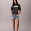 Camiseta holgada con gráfico de tiras fotográficas de Nueva York Camiseta holgada con gráfico de tiras fotográficas de Nueva York