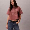 Camiseta holgada con gráfico del logotipo