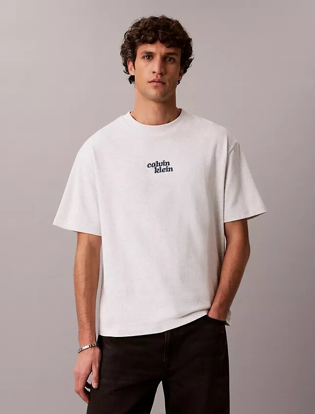 Camiseta holgada con gráfico del logotipo «1989» bordado Camiseta holgada con gráfico del logotipo «1989» bordado