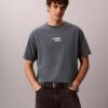 Camiseta holgada con gráfico del logotipo «1989» bordado Camiseta holgada con gráfico del logotipo «1989» bordado