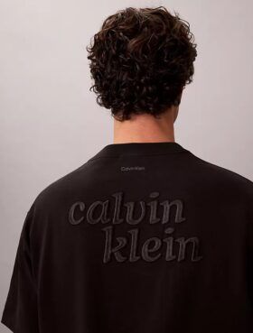 Camiseta holgada con gráfico del logotipo «1989» bordado