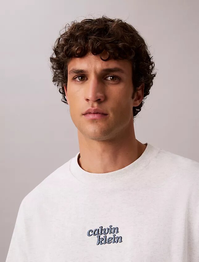 Camiseta holgada con gráfico del logotipo «1989» bordado Camiseta holgada con gráfico del logotipo «1989» bordado