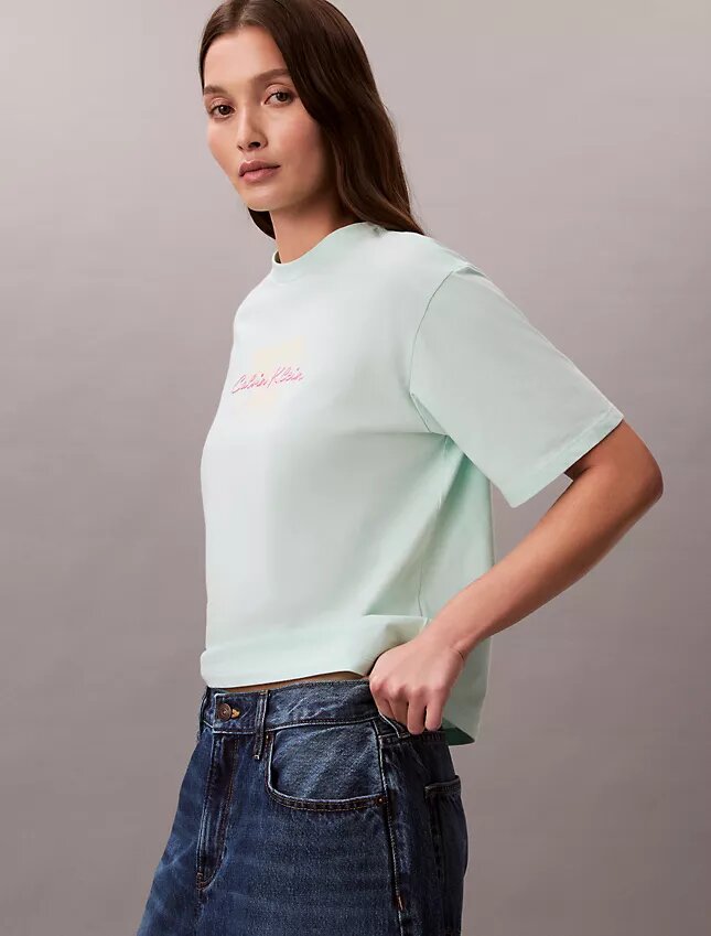 Camiseta holgada con gráfico del logotipo de 1968 Camiseta holgada con gráfico del logotipo de 1968