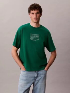 Camiseta holgada con gráfico del logotipo de la oficina de Nueva York
