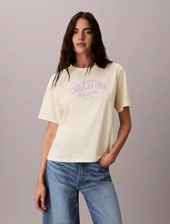 Camiseta holgada con gráfico del logotipo del arco Camiseta holgada con gráfico del logotipo del arco
