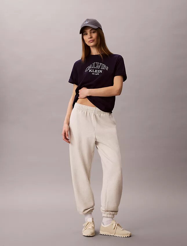 Camiseta holgada con gráfico del logotipo del arco Camiseta holgada con gráfico del logotipo del arco