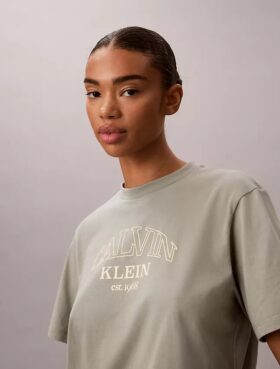 Camiseta holgada con gráfico del logotipo del arco