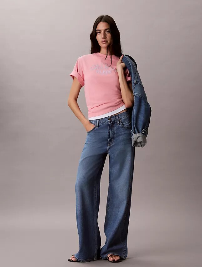 Camiseta holgada con gráfico del logotipo del arco Camiseta holgada con gráfico del logotipo del arco