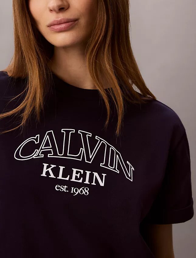 Camiseta holgada con gráfico del logotipo del arco Camiseta holgada con gráfico del logotipo del arco