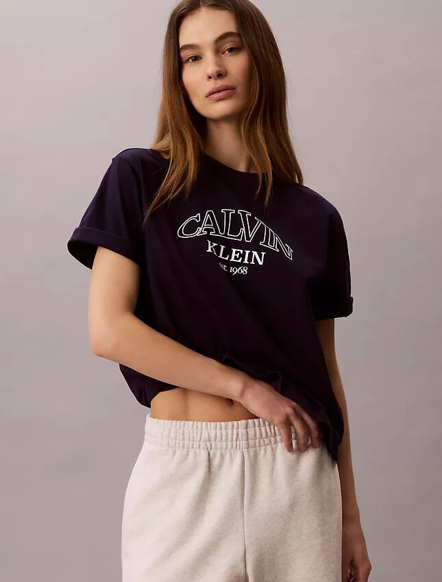 Camiseta holgada con gráfico del logotipo del arco Camiseta holgada con gráfico del logotipo del arco