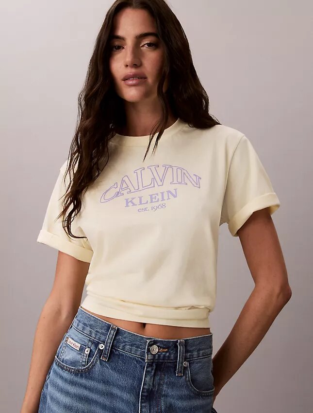 Camiseta holgada con gráfico del logotipo del arco Camiseta holgada con gráfico del logotipo del arco