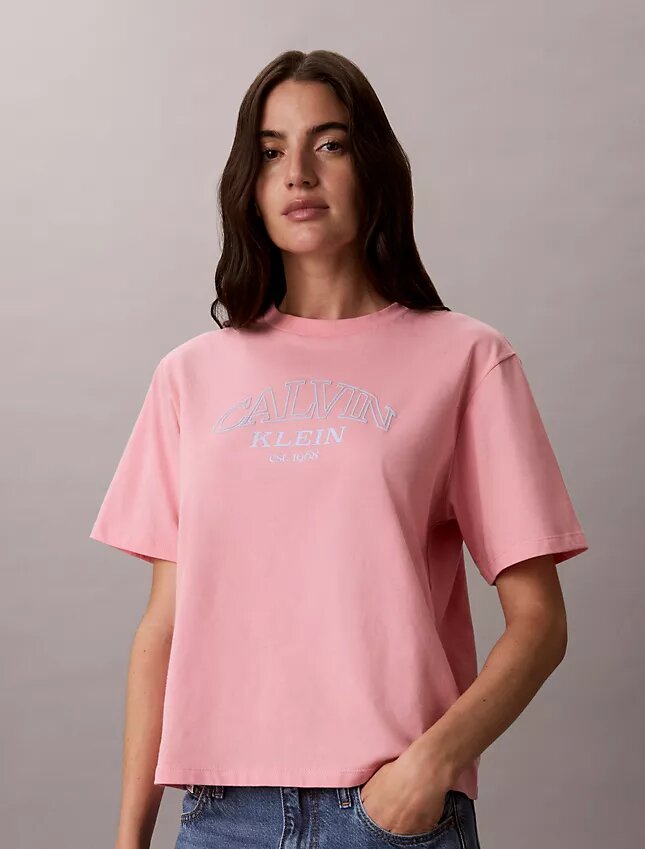 Camiseta holgada con gráfico del logotipo del arco Camiseta holgada con gráfico del logotipo del arco