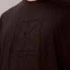 Camiseta holgada con gráfico del logotipo del emblema Camiseta holgada con gráfico del logotipo del emblema