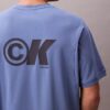 Camiseta holgada con gráfico del logotipo en piqué refrescante Camiseta holgada con gráfico del logotipo en piqué refrescante