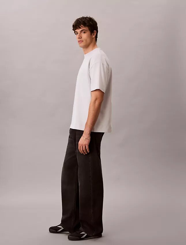 Camiseta holgada con gráfico Monólogo desgastado Camiseta holgada con gráfico Monólogo desgastado