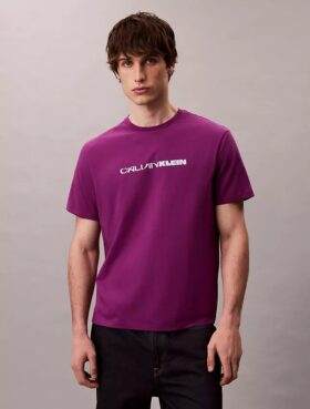 Camiseta holgada con llamativo logotipo gráfico Camiseta holgada con llamativo logotipo gráfico