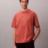 Camiseta holgada con logotipo bordado