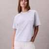 Camiseta holgada con logotipo bordado Camiseta holgada con logotipo bordado