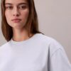 Camiseta holgada con logotipo bordado Camiseta holgada con logotipo bordado