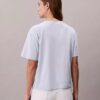 Camiseta holgada con logotipo bordado Camiseta holgada con logotipo bordado