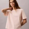 Camiseta holgada con logotipo estándar