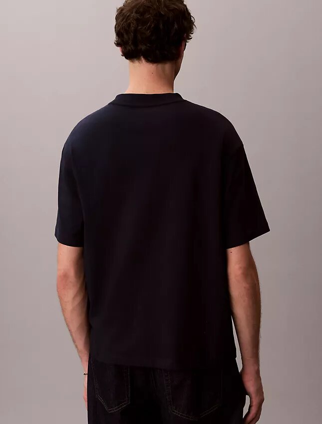 Camiseta holgada con Micro Logo Camiseta holgada con Micro Logo