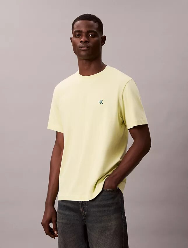 Camiseta holgada con Monogram bordado Camiseta holgada con Monogram bordado
