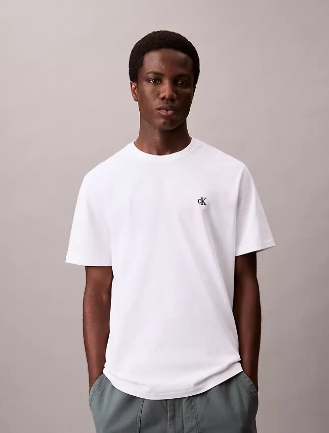 Camiseta holgada con Monogram bordado Camiseta holgada con Monogram bordado