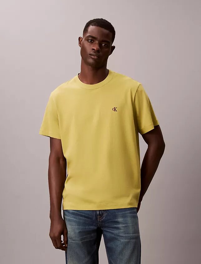 Camiseta holgada con Monogram bordado Camiseta holgada con Monogram bordado