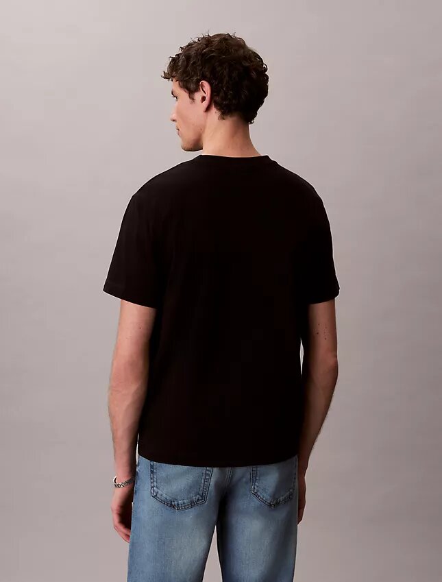 Camiseta holgada con Monogram bordado Camiseta holgada con Monogram bordado