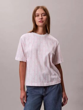 Camiseta holgada con Monogram integral