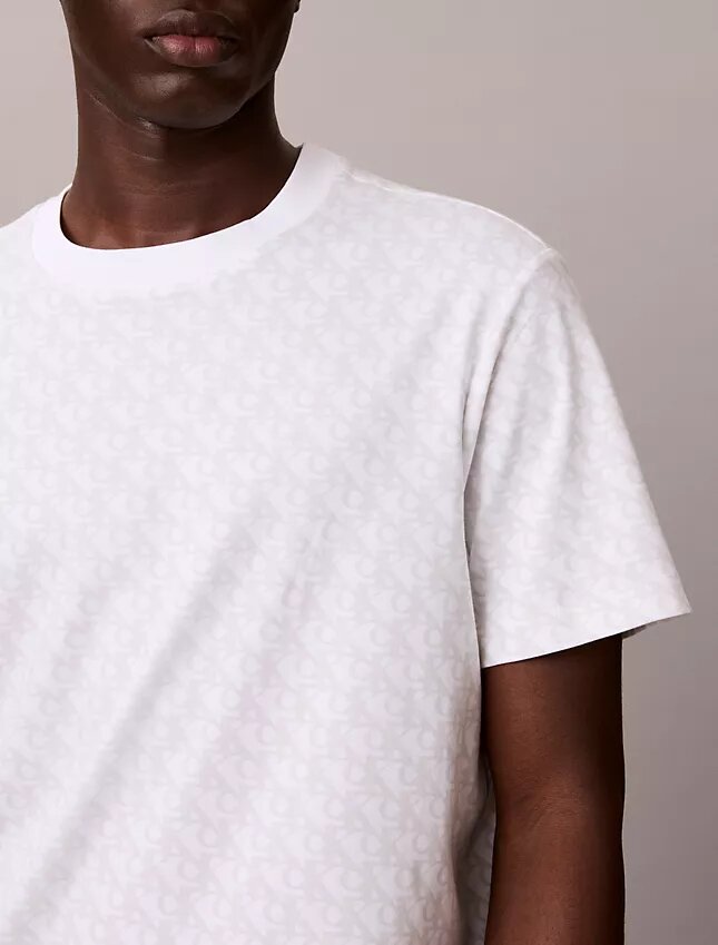 Camiseta holgada con Monogram integral Camiseta holgada con Monogram integral