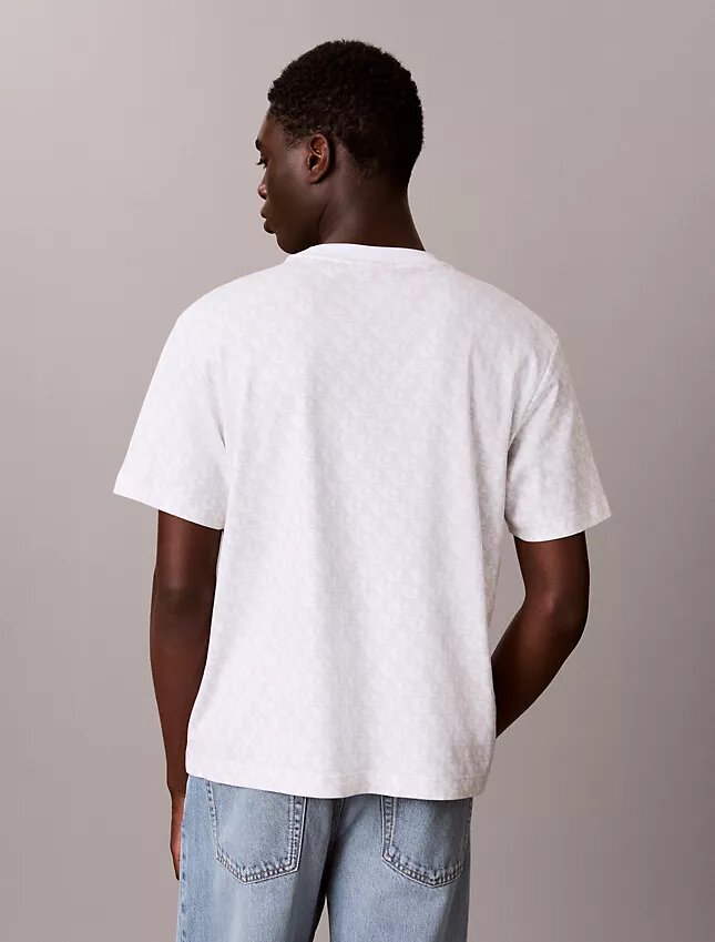 Camiseta holgada con Monogram integral Camiseta holgada con Monogram integral