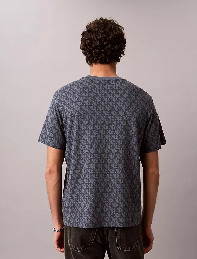 Camiseta holgada con Monogram integral Camiseta holgada con Monogram integral