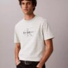 Camiseta holgada con rayas y Monogram Camiseta holgada con rayas y Monogram