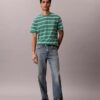 Camiseta holgada con rayas y Monogram Camiseta holgada con rayas y Monogram