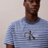 Camiseta holgada con rayas y Monogram Camiseta holgada con rayas y Monogram