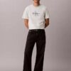 Camiseta holgada con rayas y Monogram Camiseta holgada con rayas y Monogram