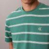 Camiseta holgada con rayas y Monogram Camiseta holgada con rayas y Monogram
