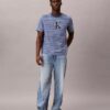 Camiseta holgada con rayas y Monogram Camiseta holgada con rayas y Monogram