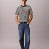 Camiseta holgada con rayas y Monogram Camiseta holgada con rayas y Monogram