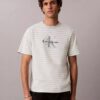 Camiseta holgada con rayas y Monogram Camiseta holgada con rayas y Monogram