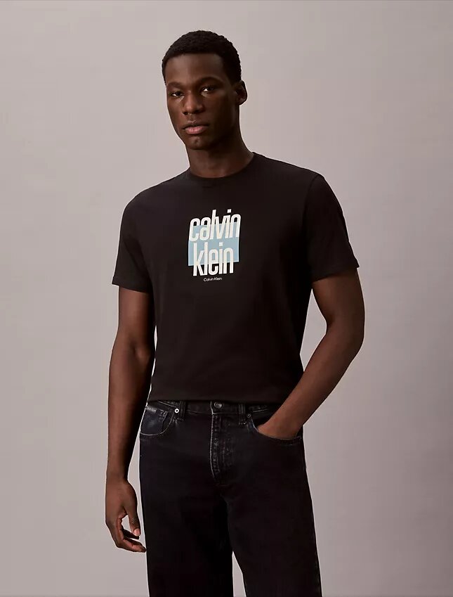 Camiseta moderna con logotipo gráfico de Calvin Klein Camiseta moderna con logotipo gráfico de Calvin Klein