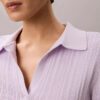 Camiseta polo de algodón acanalado suave